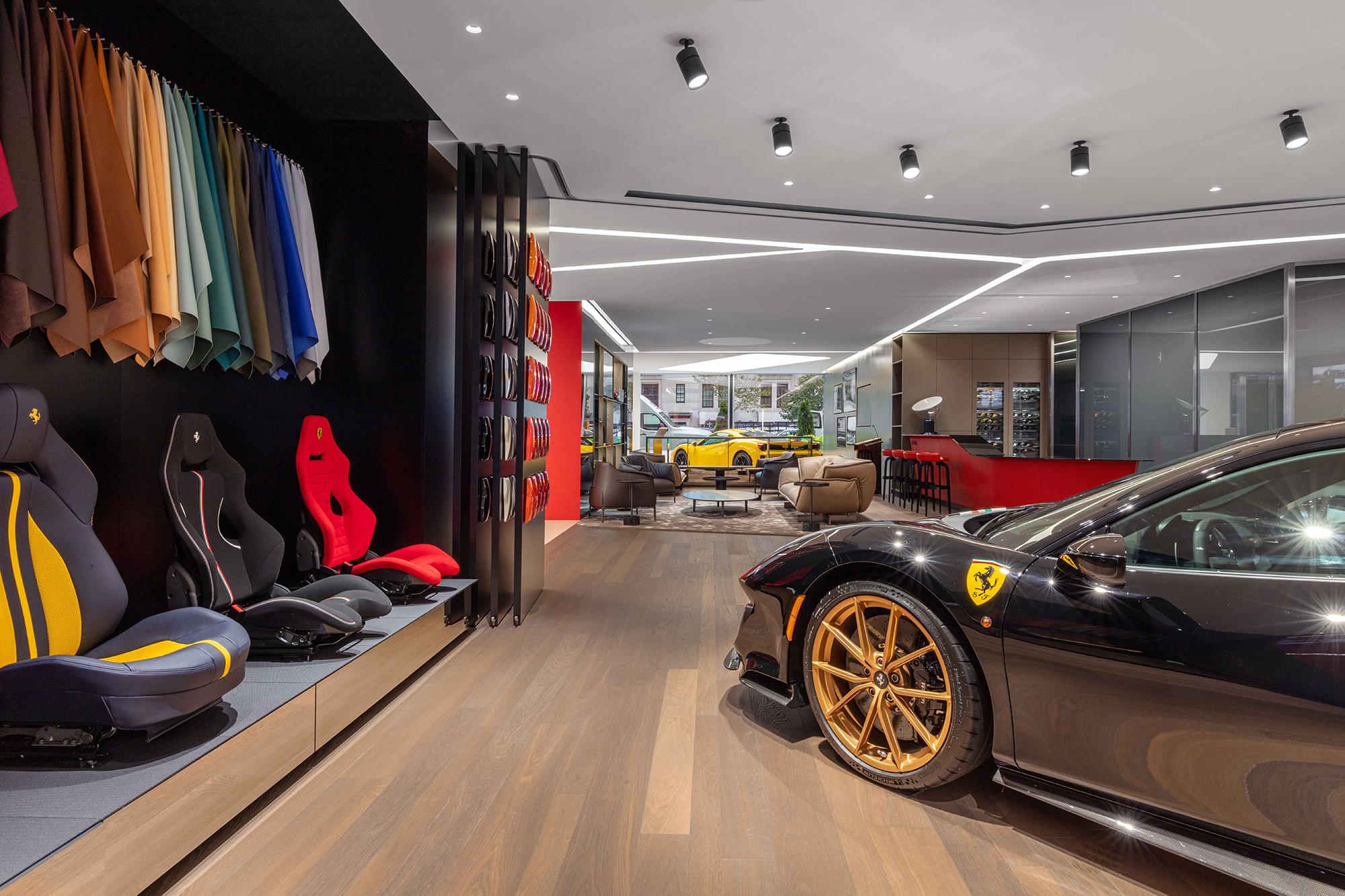 View the Ferrari Showroom Project Completed in New York