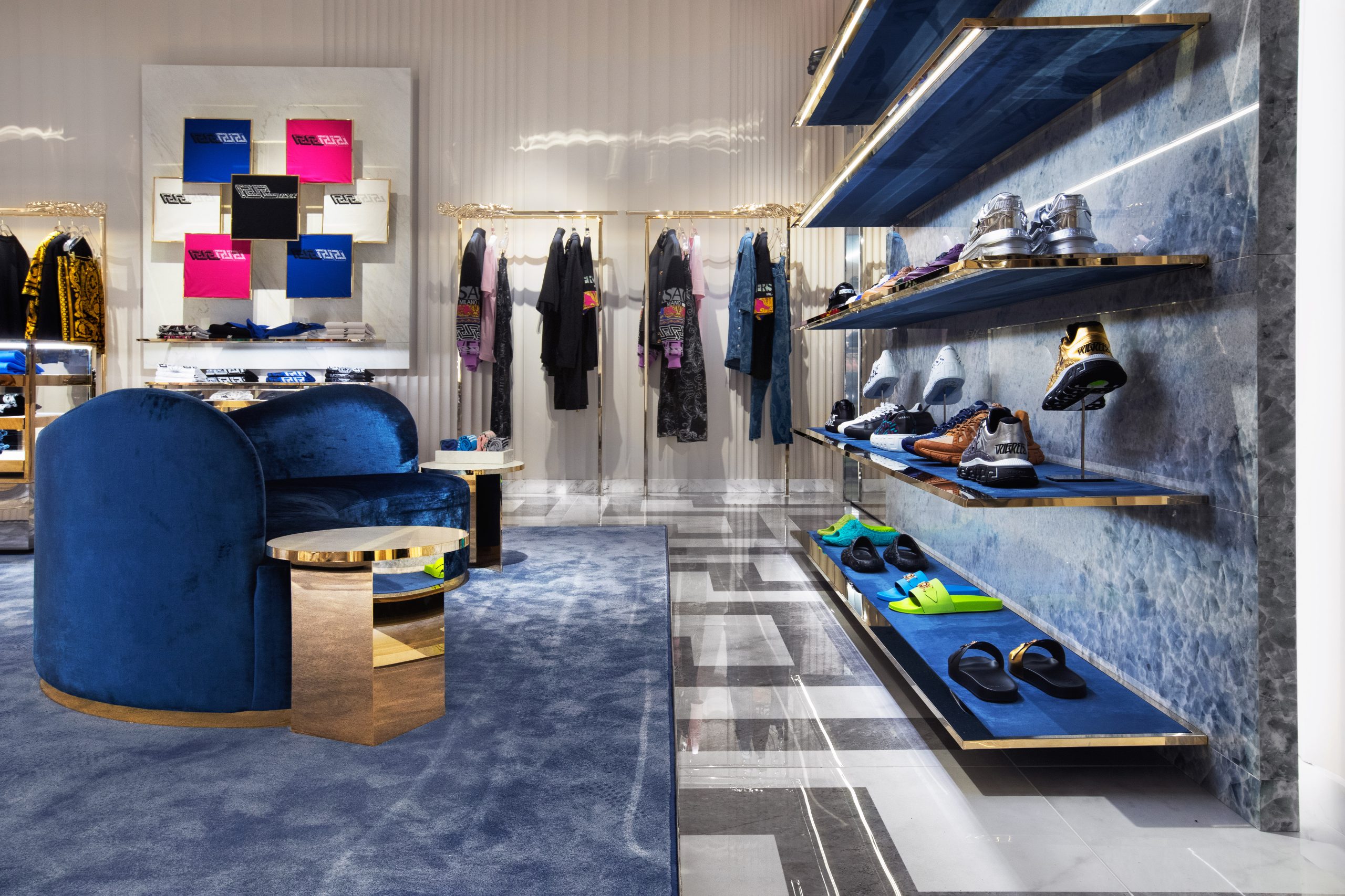 JRM Details New Store Fit-Outs For Peloton, Versace At The Mall At